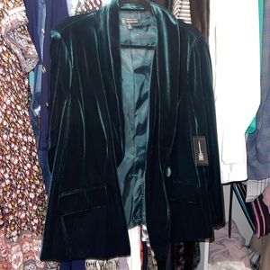 Velvet Green Blazer